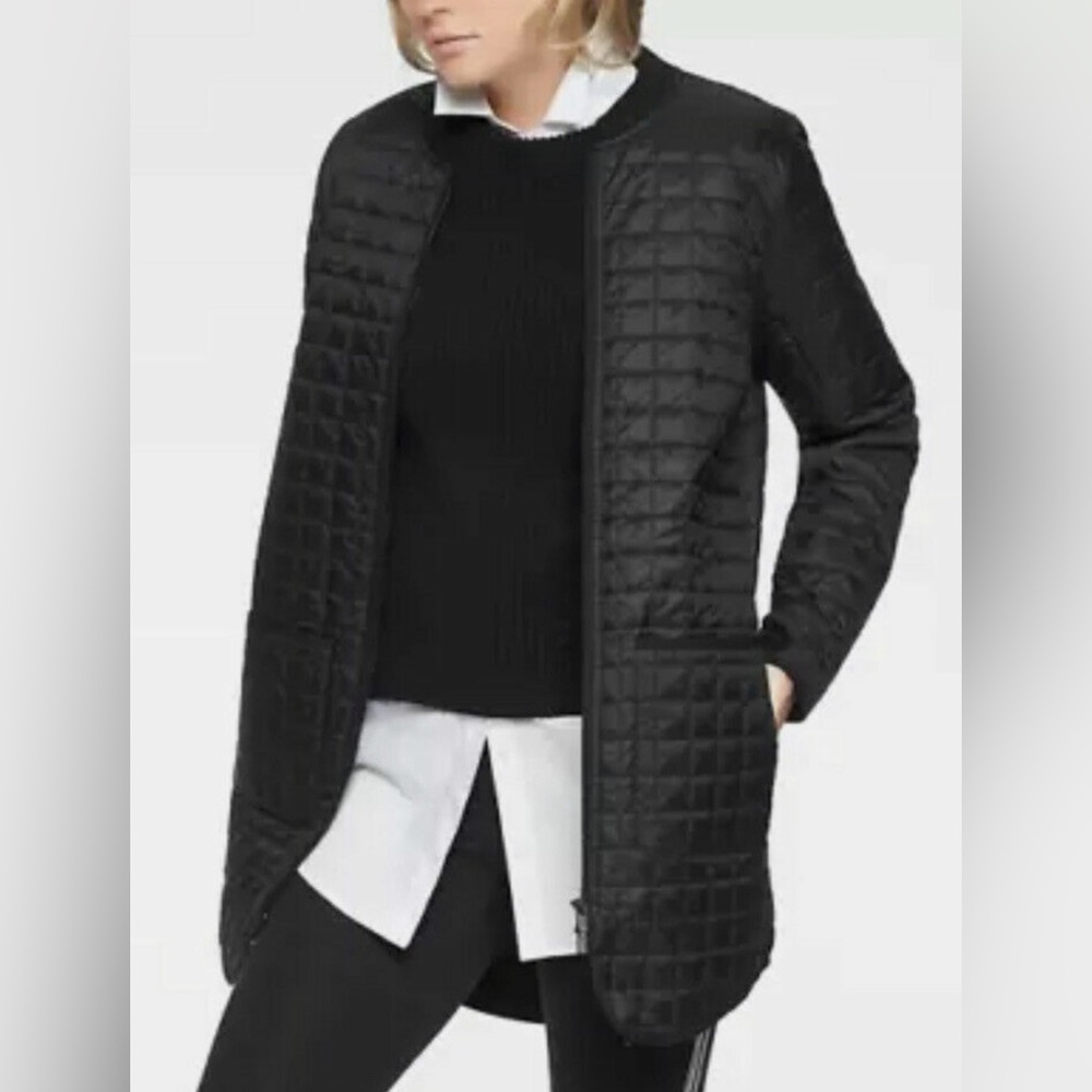 NWOT Athleta Grandview PrimaLoft Shell Jacket Nylon BLACK SIZE XS #350834 Puffer